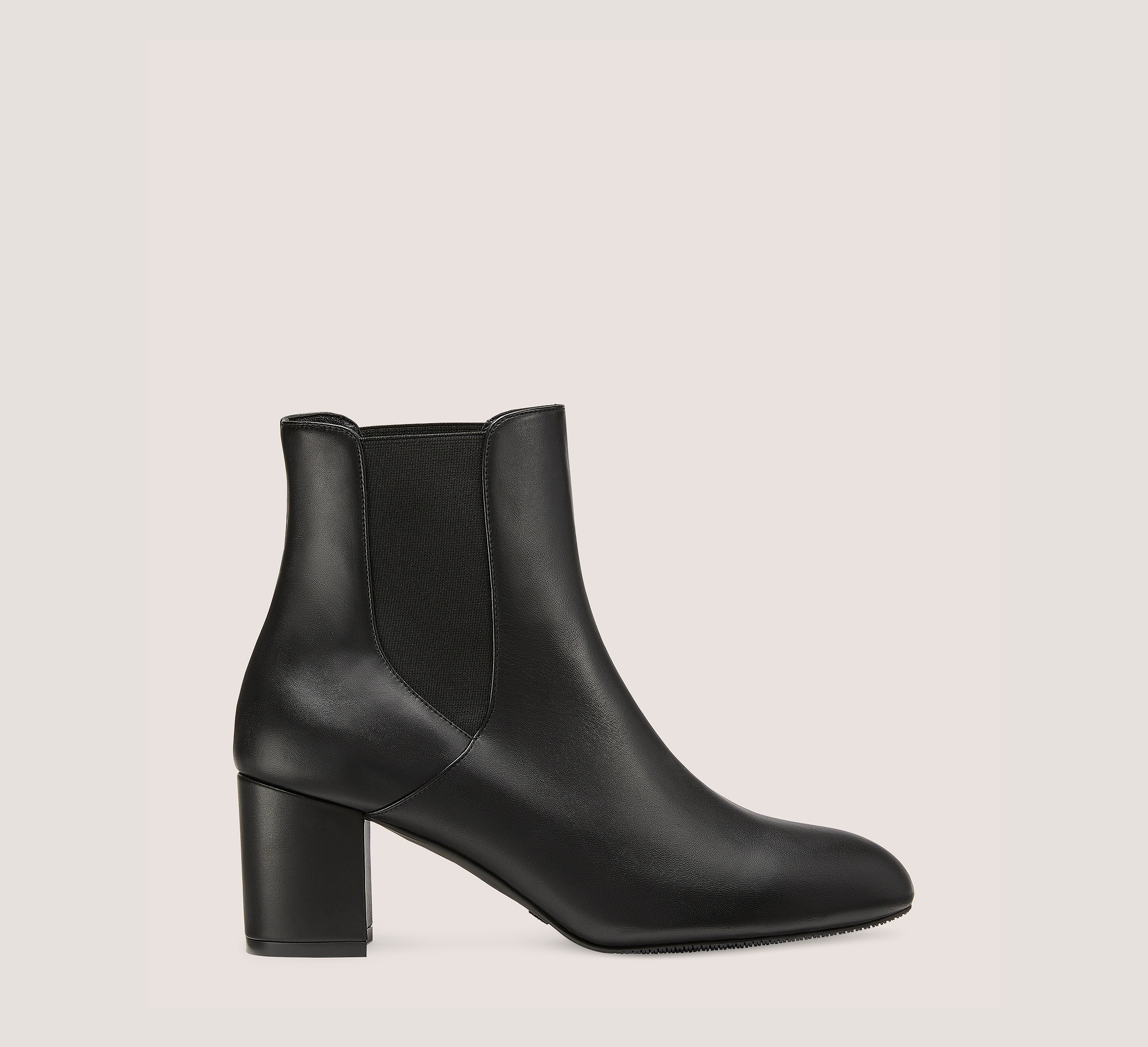Yuliana 60 Chelsea Bootie, Black Leather, Size: 9 Narrow