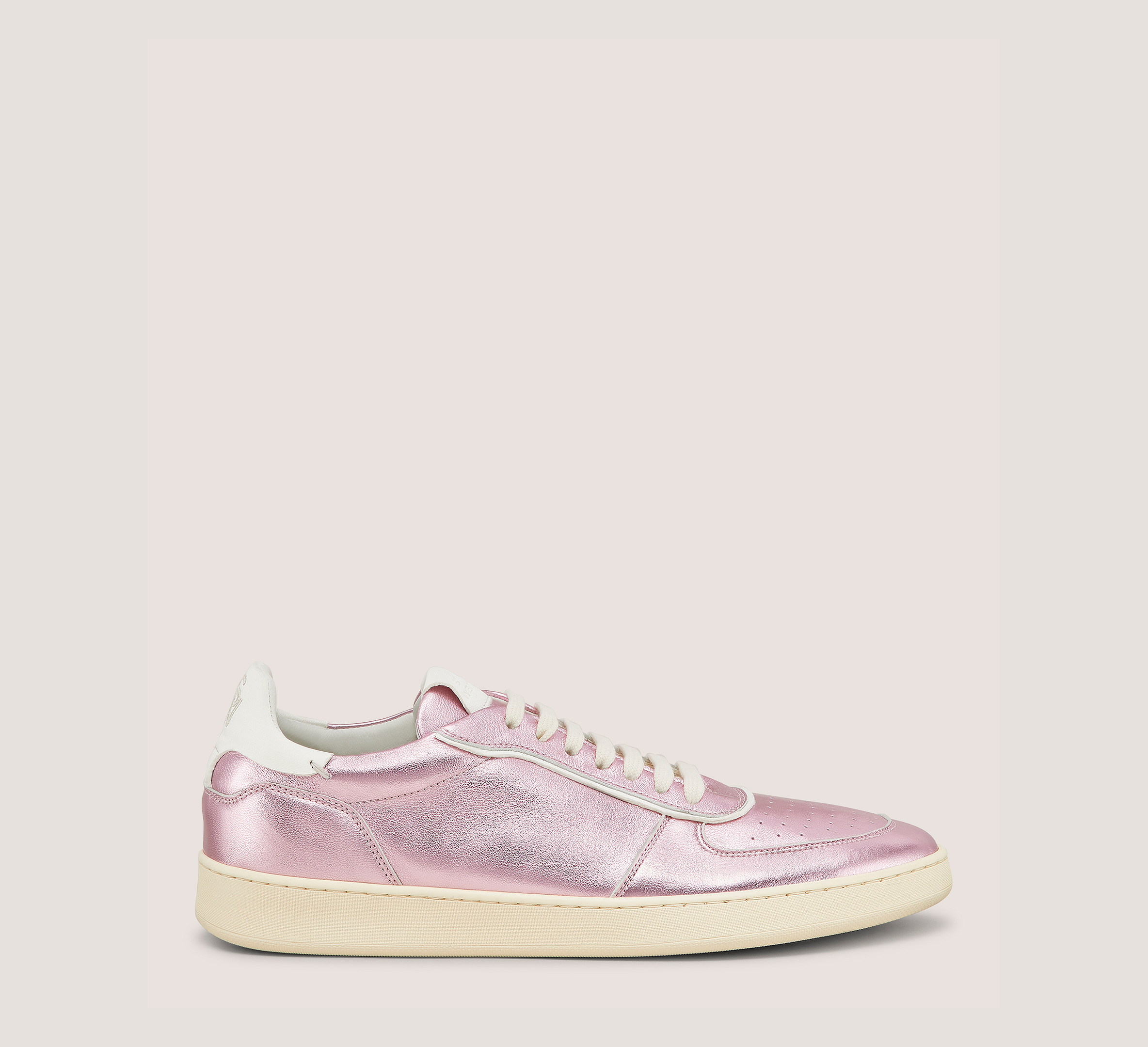 Sw Derby, Pink Marshmallow Metallic Leather, Size: 5 Medium
