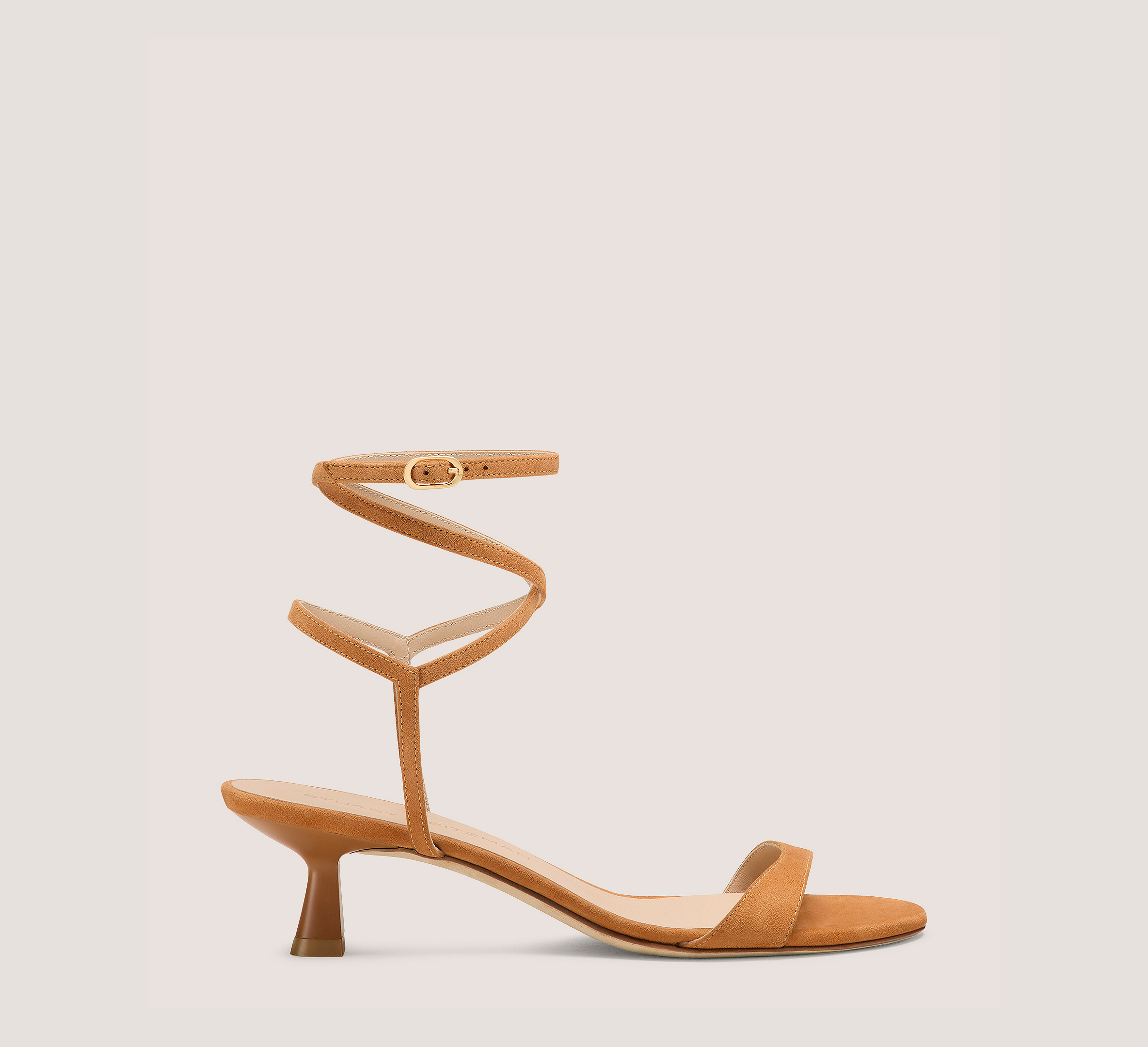 Nudist Wrap 50, Macchiato Suede, Size: 7.5 Medium