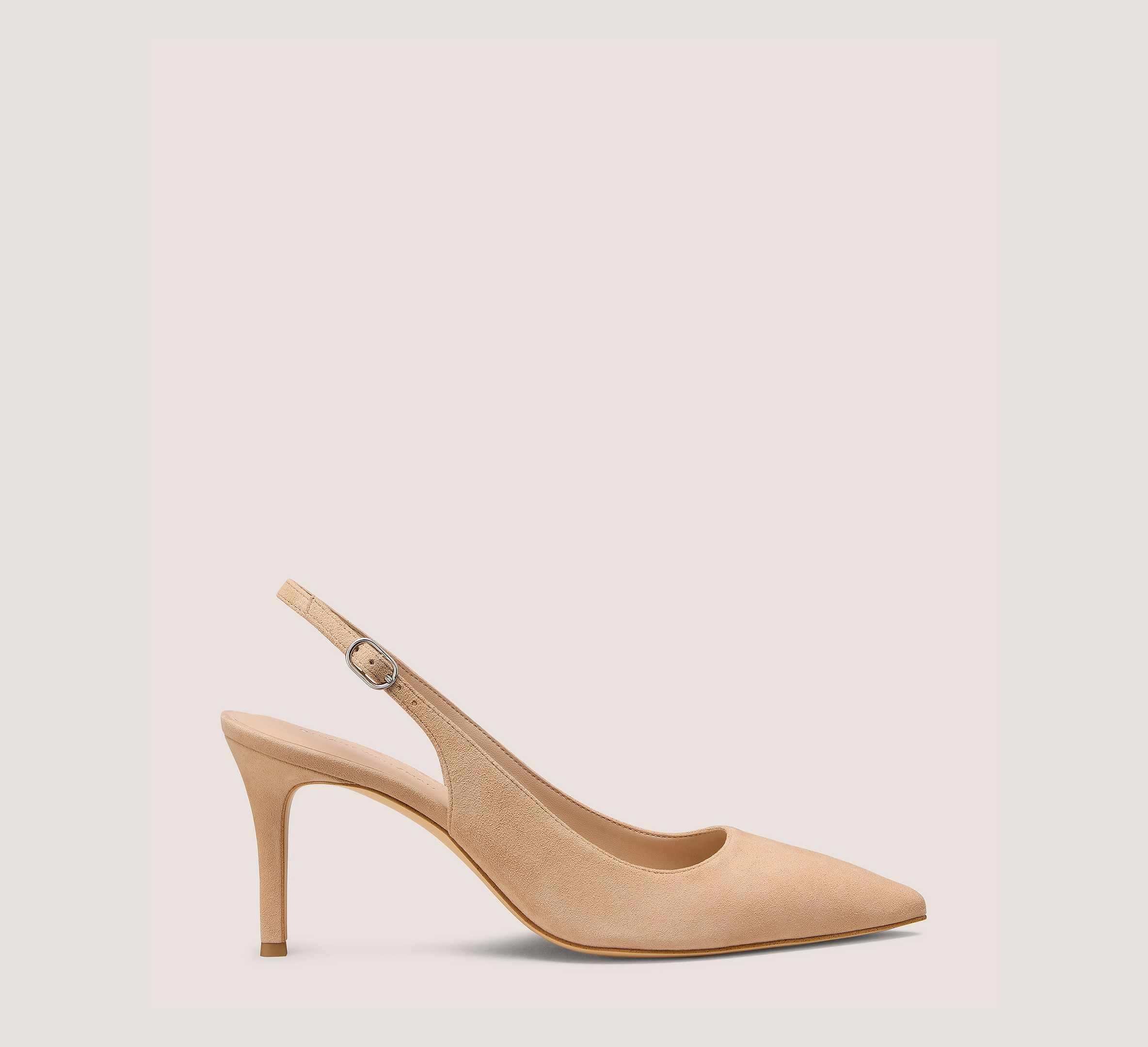 Jones Slingback 75, Bambina Beige Suede, Size: 9 Medium