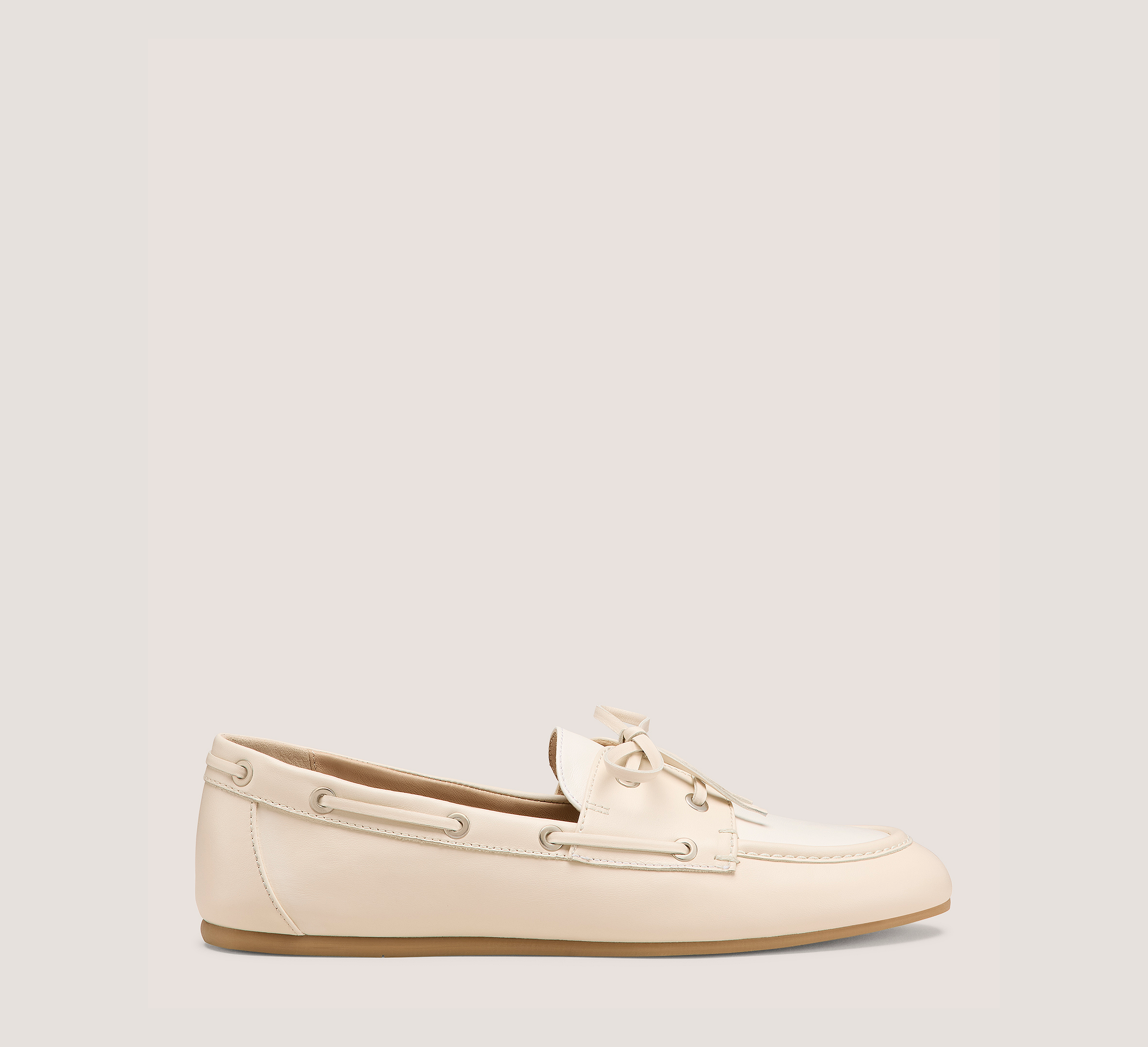 Tinsley Moccasin, Linen Smooth Leather, Size: 9.5 Medium