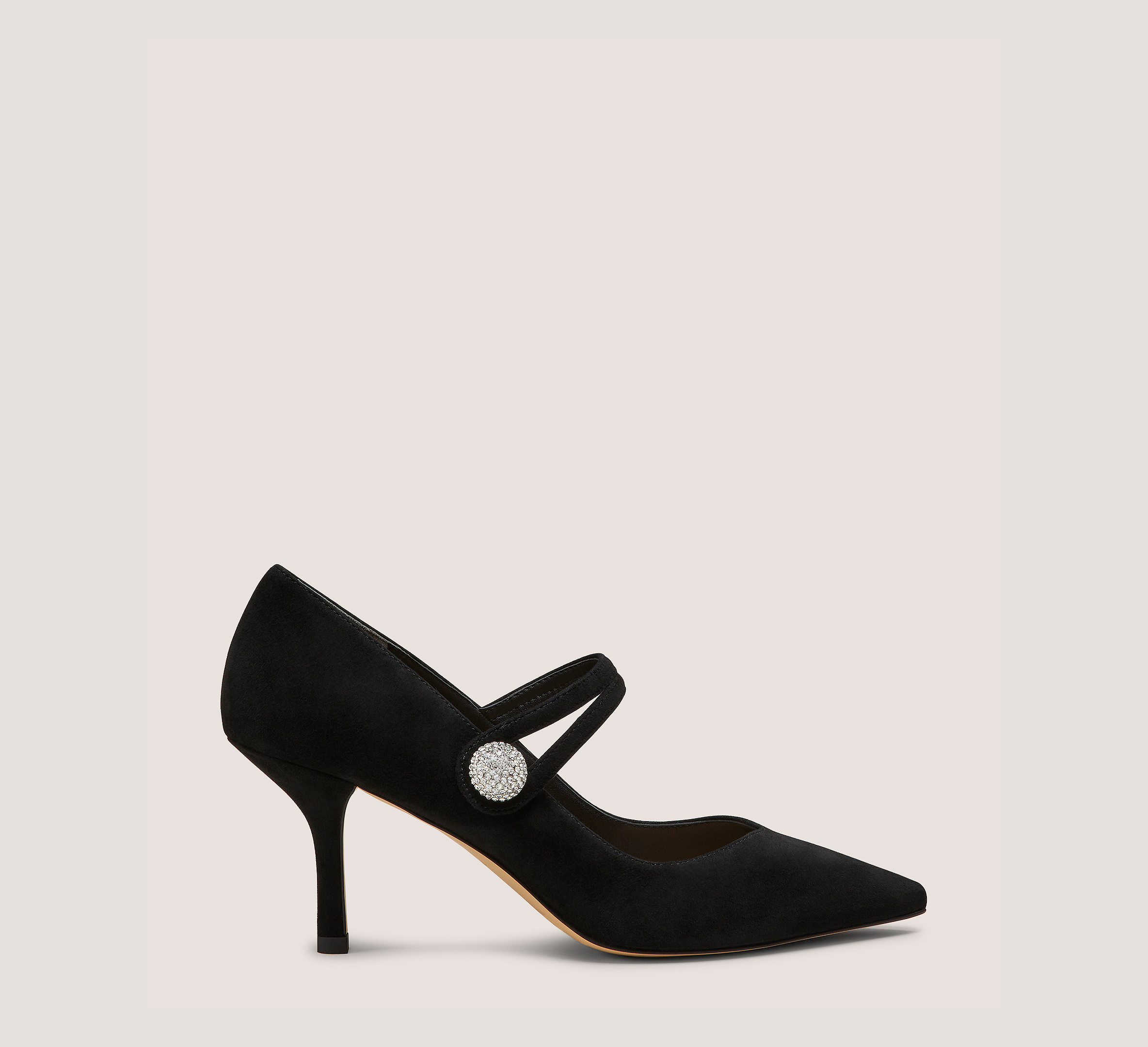 Dede 75 Mary Jane, Black Suede, Size: 12 Medium