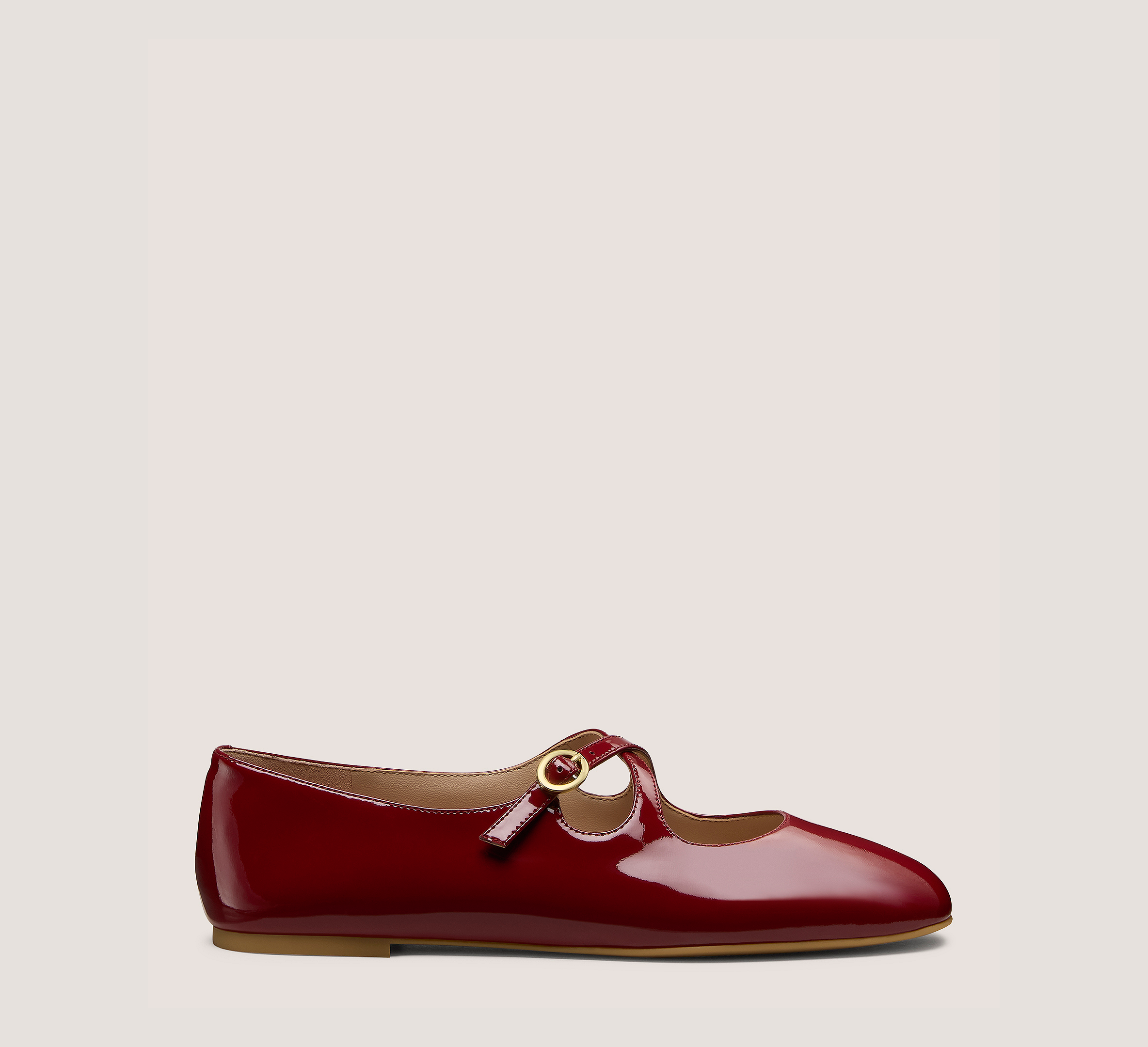 Emilee Mary Jane, Brick Red Soft Patent Leather, Size: 5.5 Medium