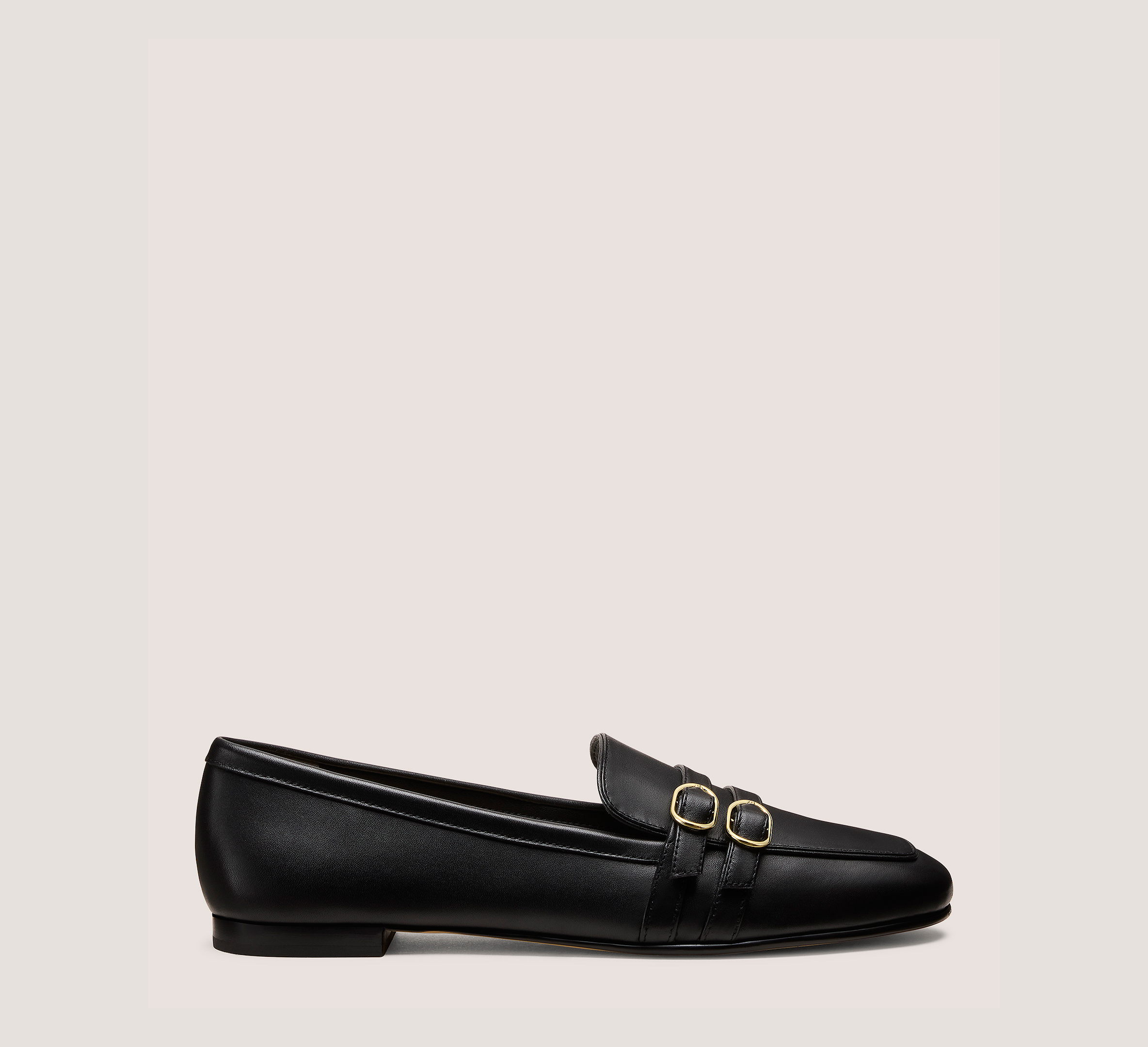 Kenna Loafer, Black Smooth Leather, Size: 10.5 Medium