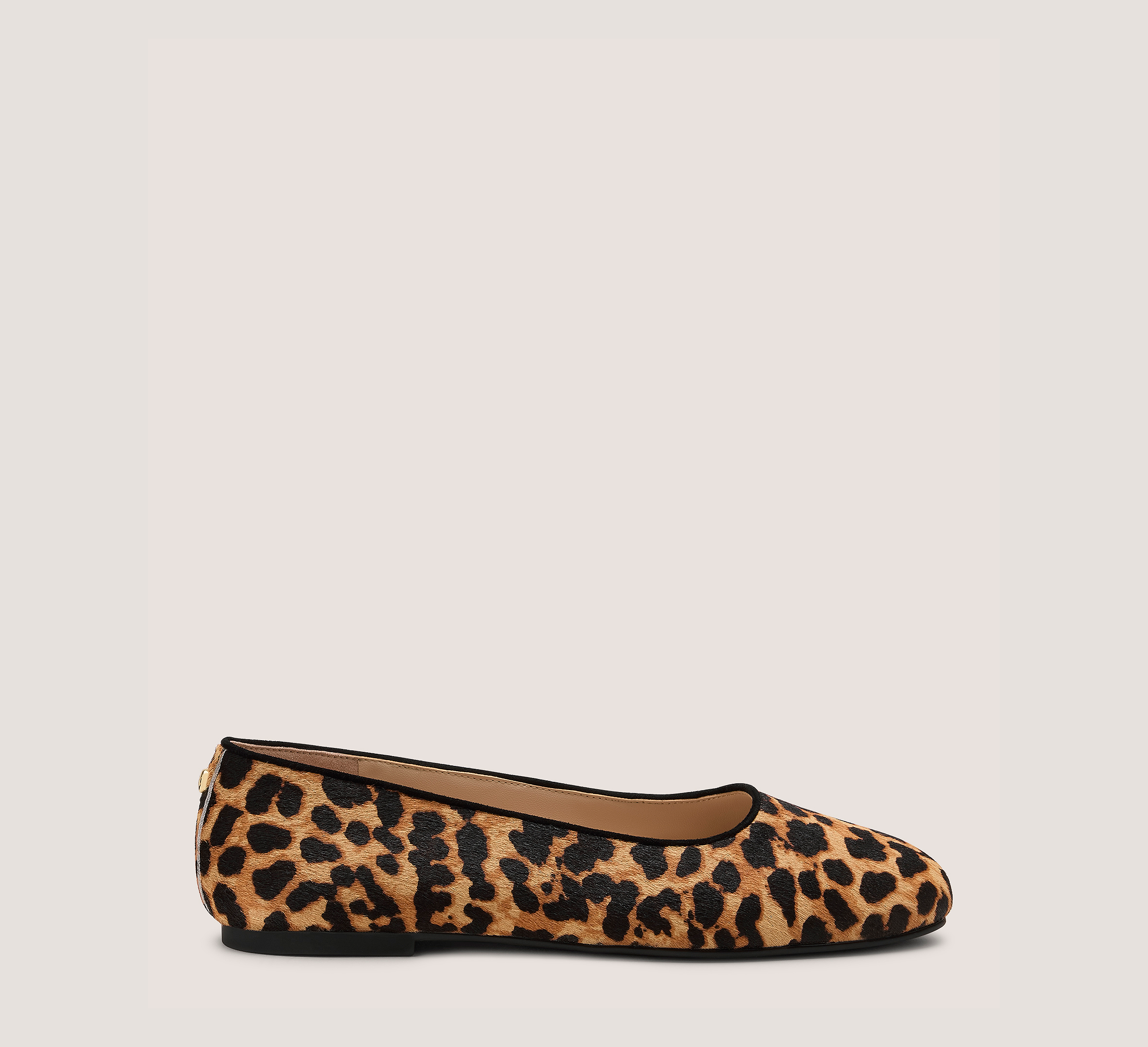 Kacey Ballet Flat, Cheetah Calf Hair, Size: 5.5 Medium