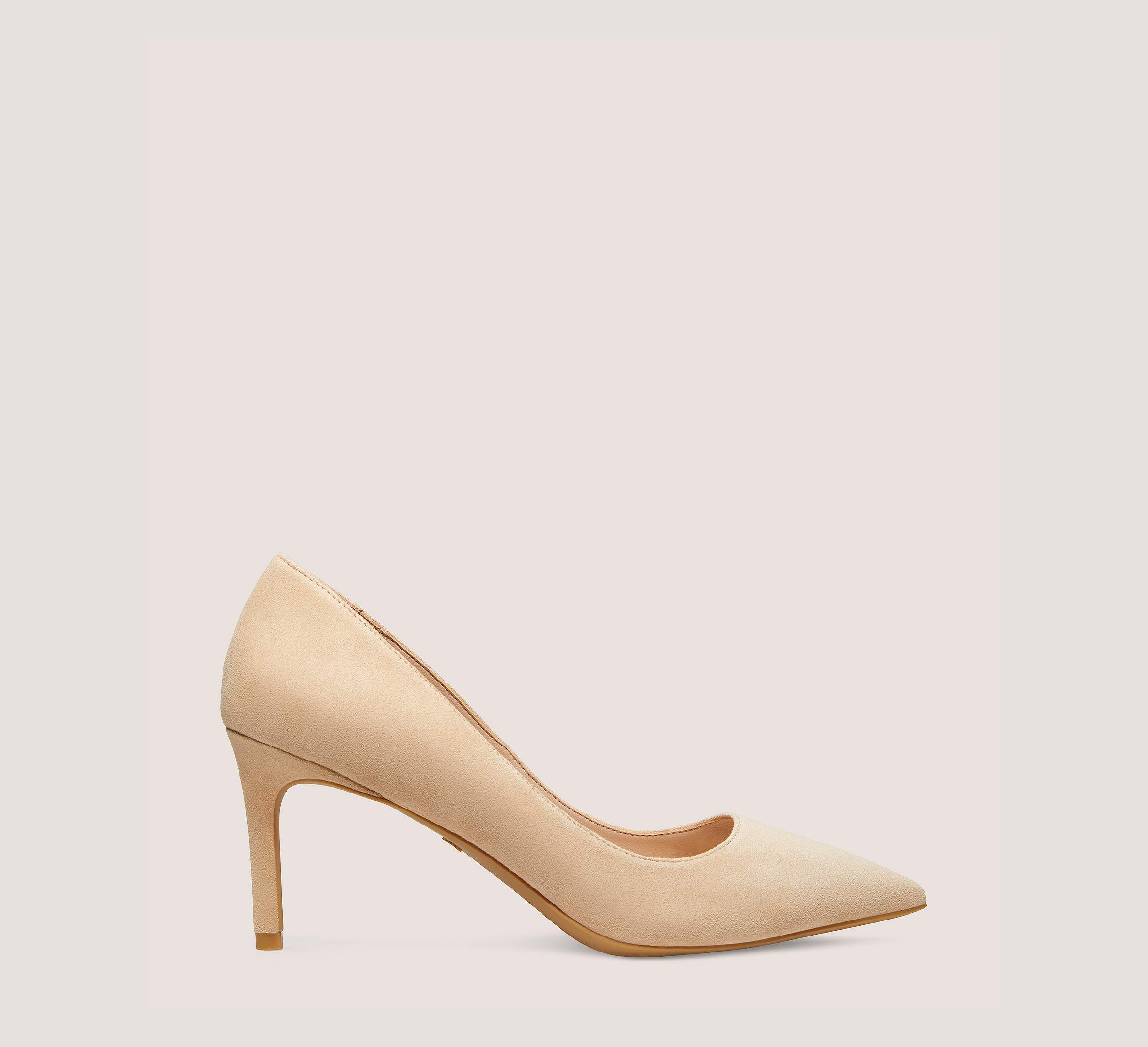 Dancer 75 Pump, Golden Beige Suede, Size: 10 Medium