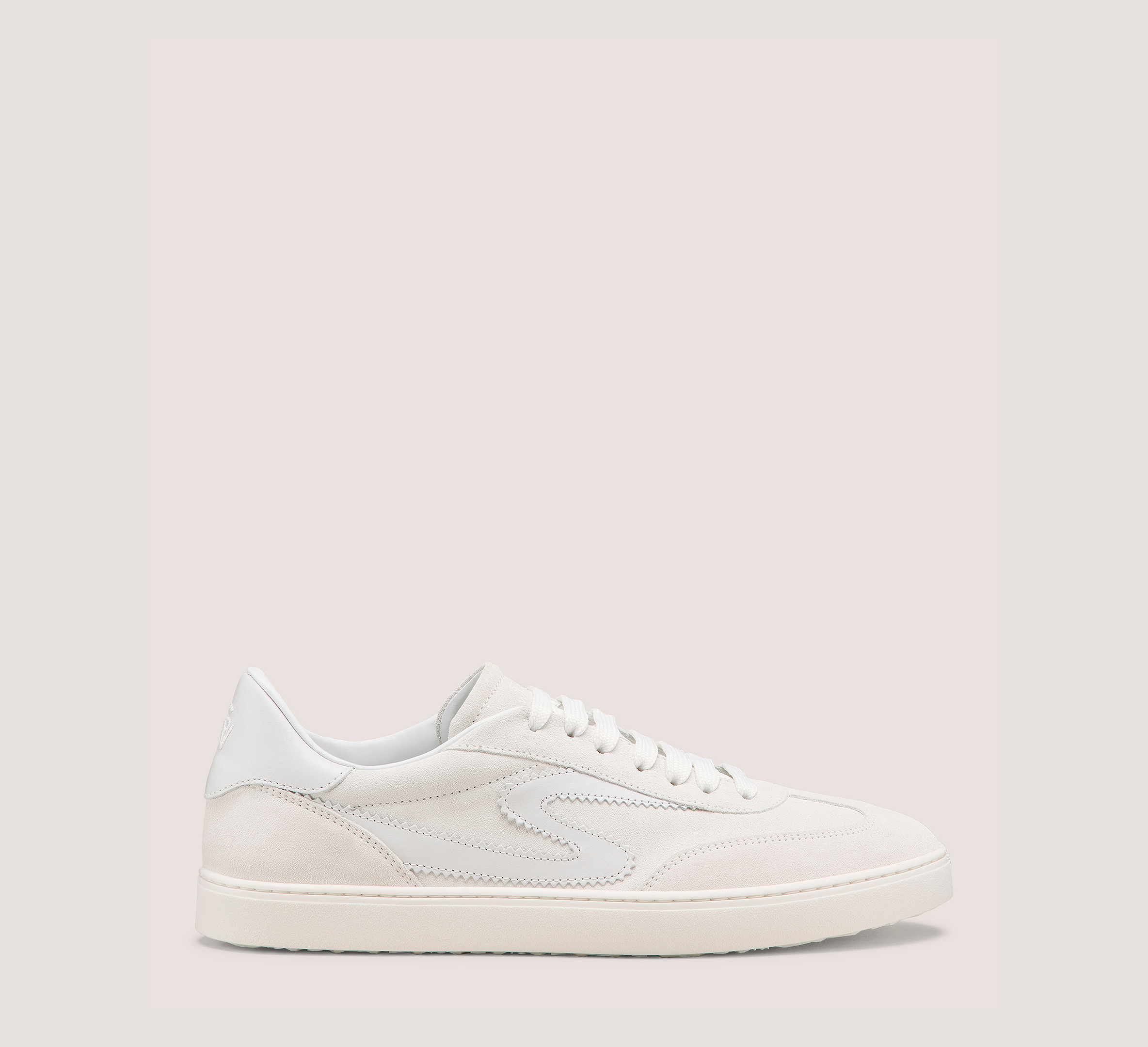 Sw Runaround Sneaker, White Suede/Calf Leather, Size: 9 Medium