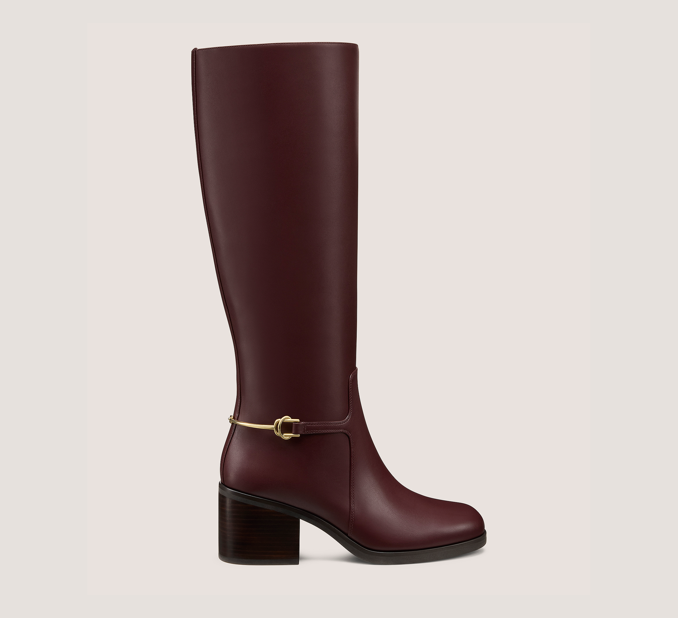 Cecily Boot, Cordovan Red Smooth Leather, Size: 5.5 Medium