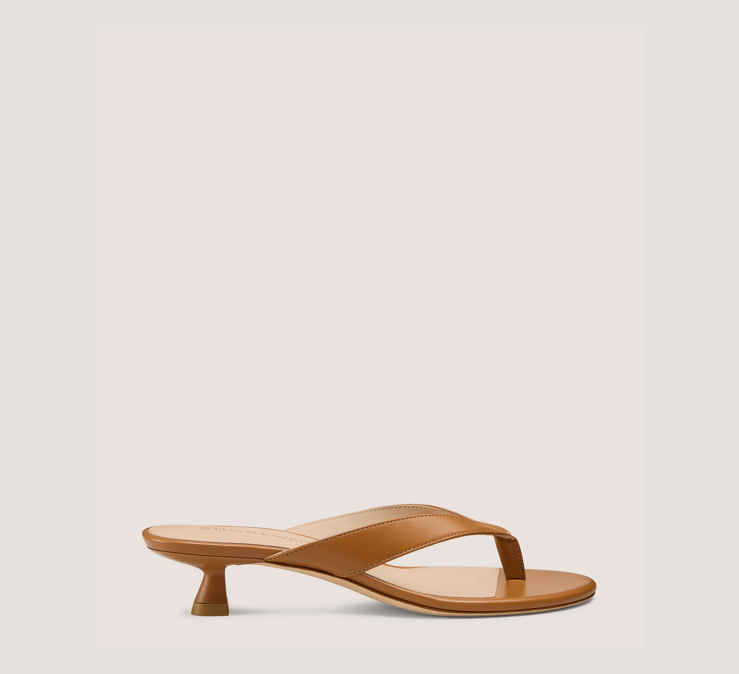 Rio Sleek Sandal 35, Macchiato Smooth Leather, Size: 6 Wide