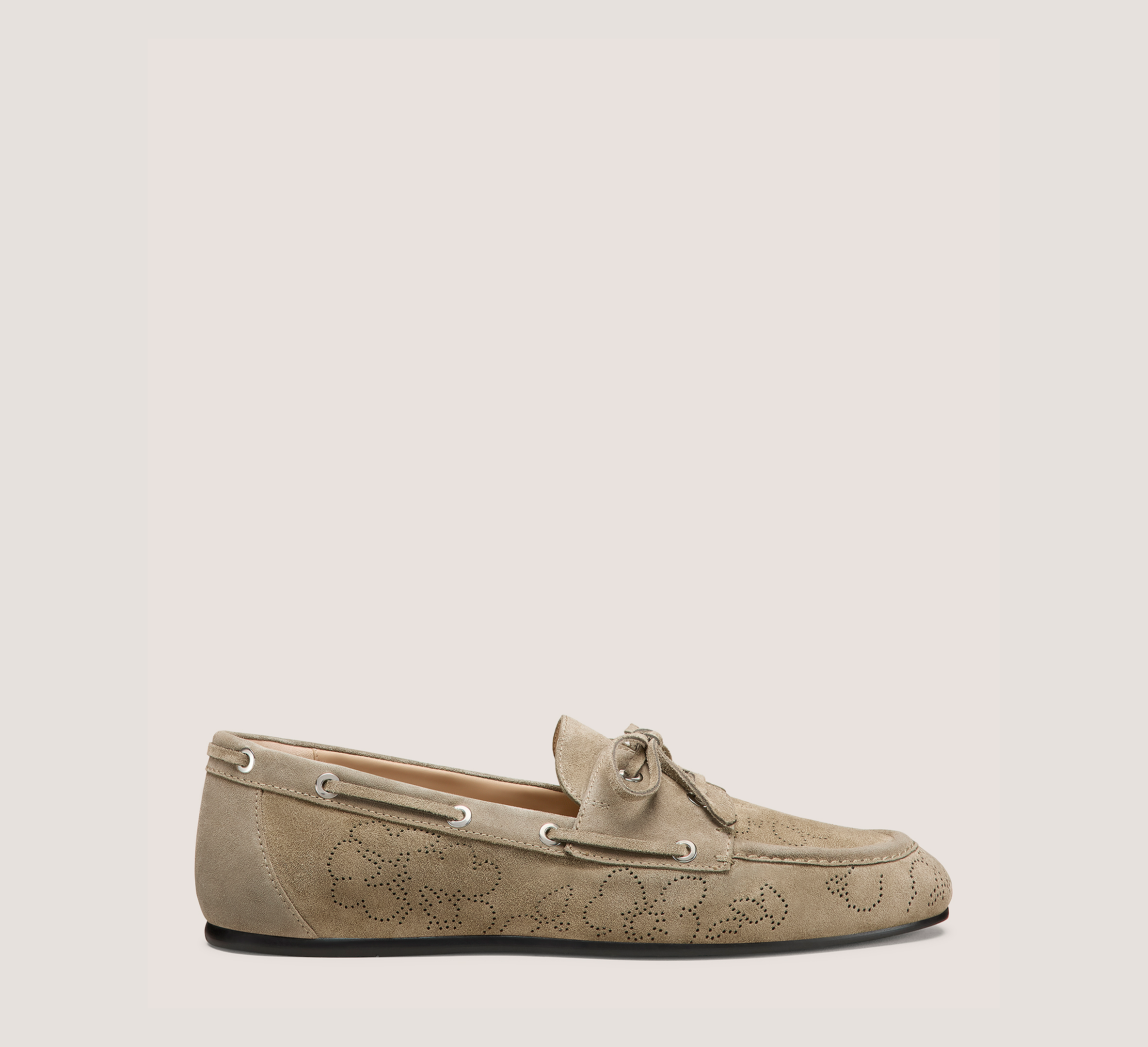 Tinsley Moccasin, Smokey Taupe Jasmine Sport Suede, Size: 7 Medium
