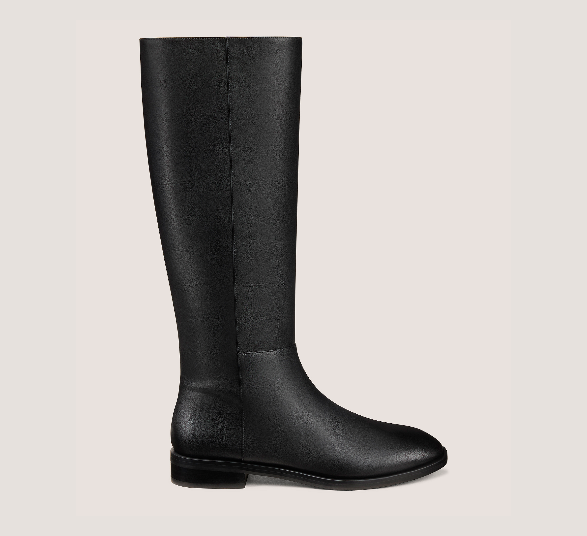 Gracie Tubo Boot, Black Smooth Leather, Size: 5 Medium