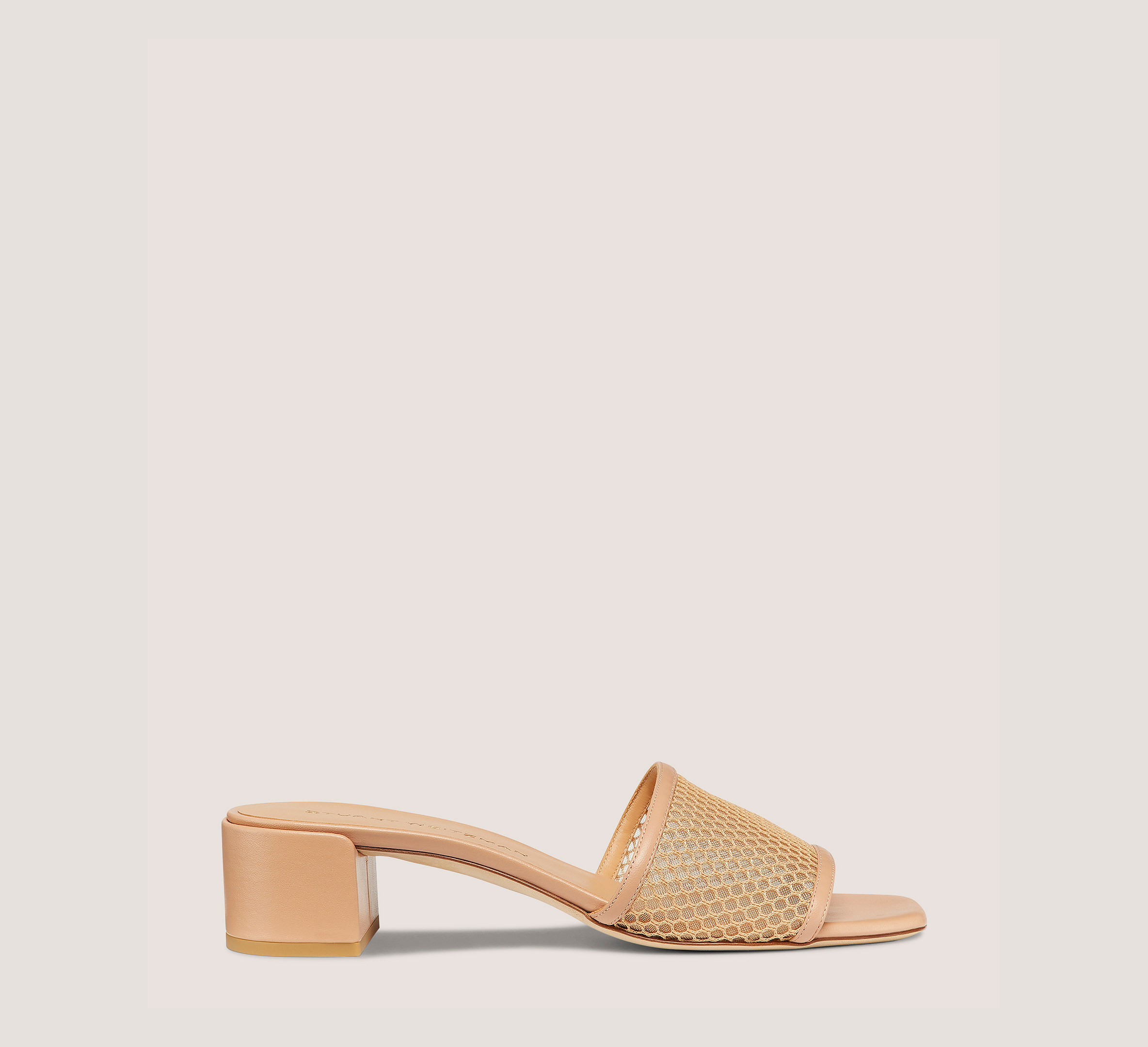 Cayman 35 Block Slide, Ginger Open Mesh/Smooth Leather, Size: 6 Narrow