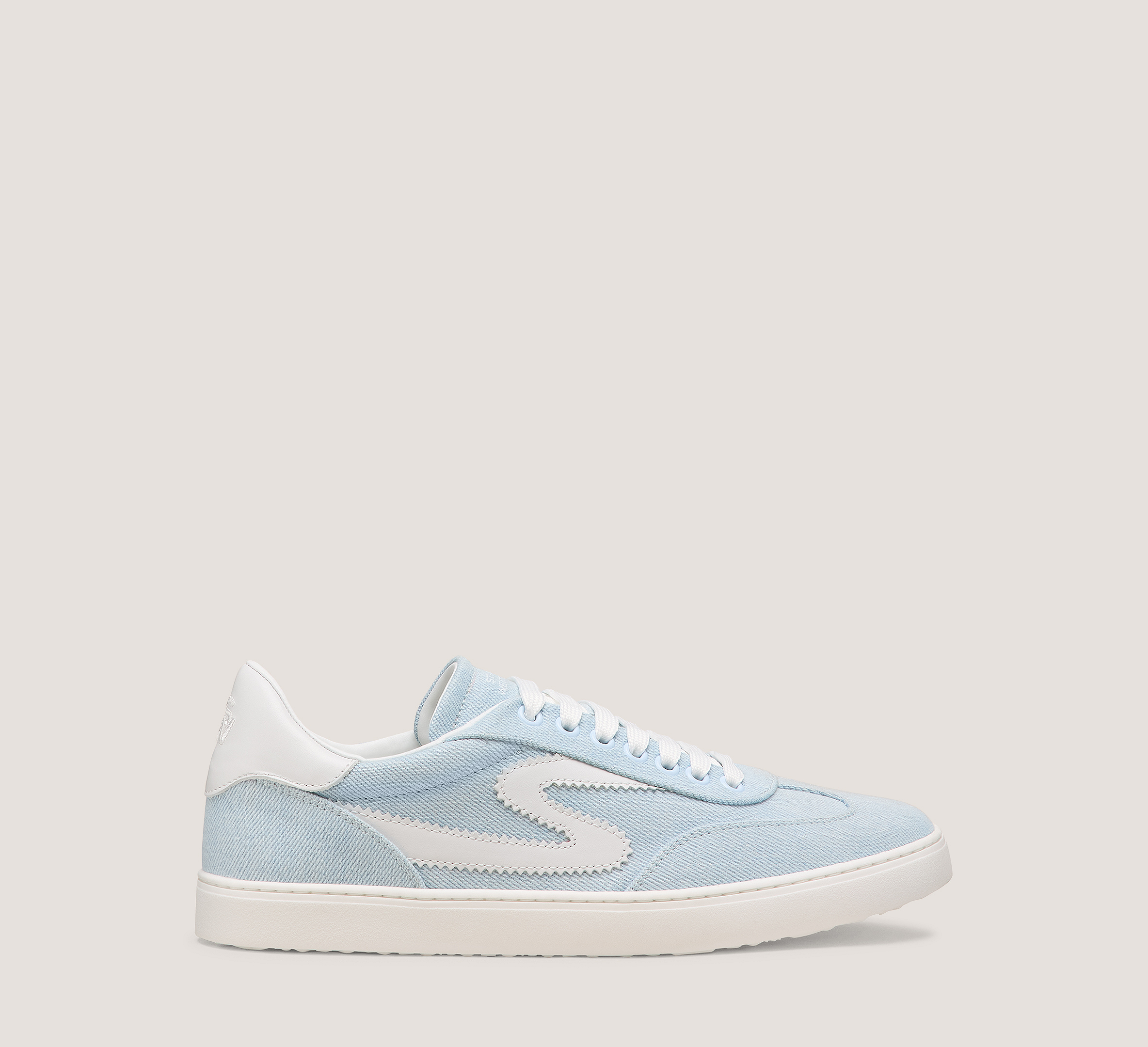 Sw Runaround Sneaker, White Denim/Calf Leather, Size: 6 Medium