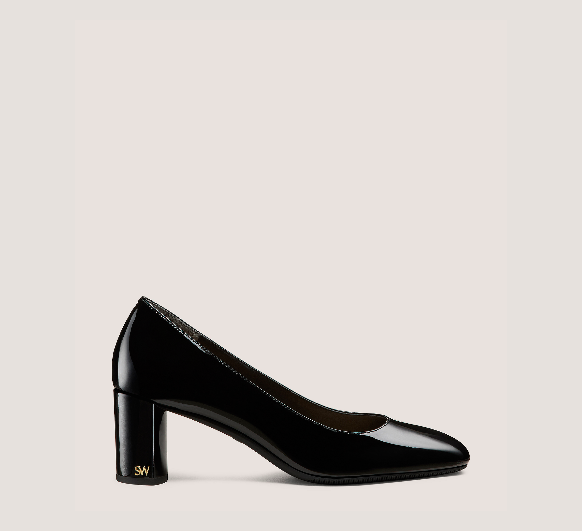 Cara 60 Pump, Black Patent Leather, Size: 11.5 Medium