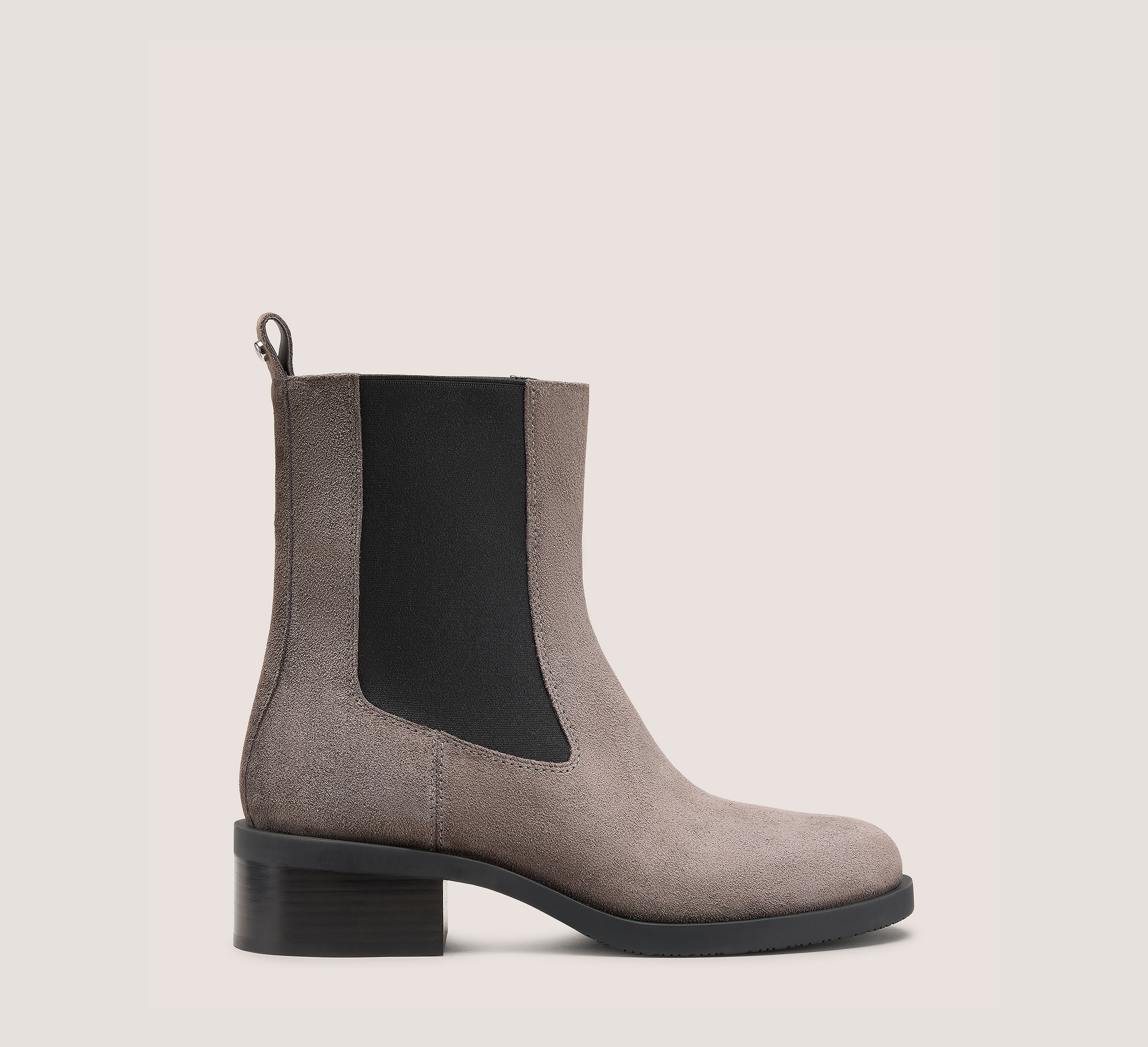 Sully Chelsea Bootie, Graphite Gray Suede, Size: 9.5 Medium