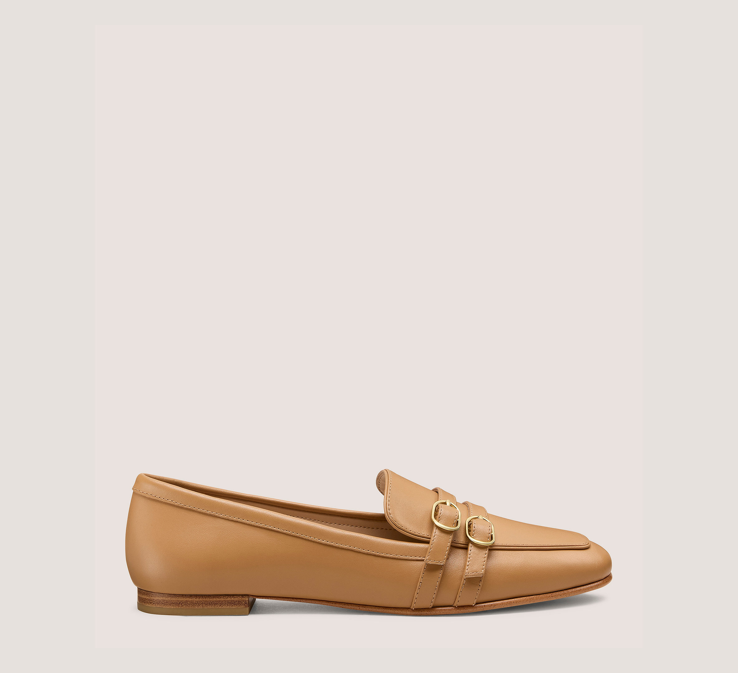 Kenna Loafer, Almond Smooth Leather, Size: 9 Medium
