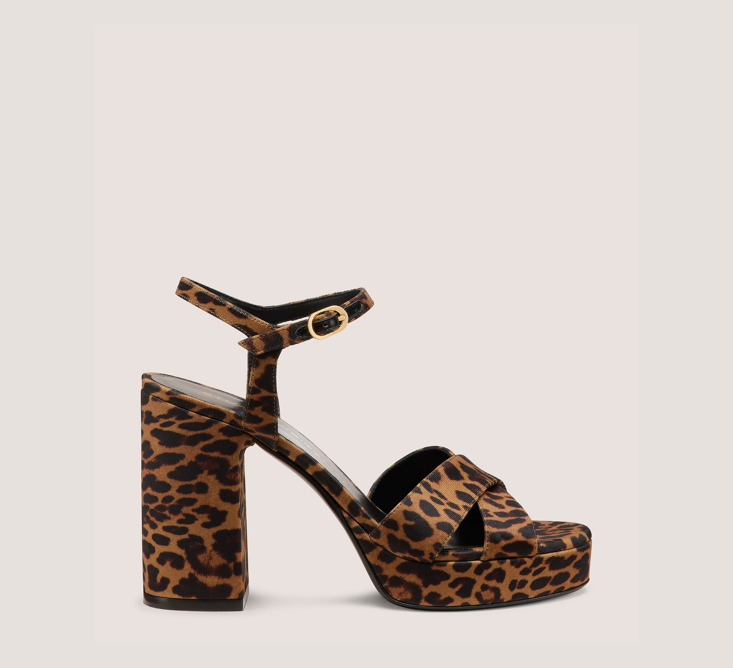 Dayna Platform Sandal, Cheetah Leopard Nylon, Size: 10 Medium