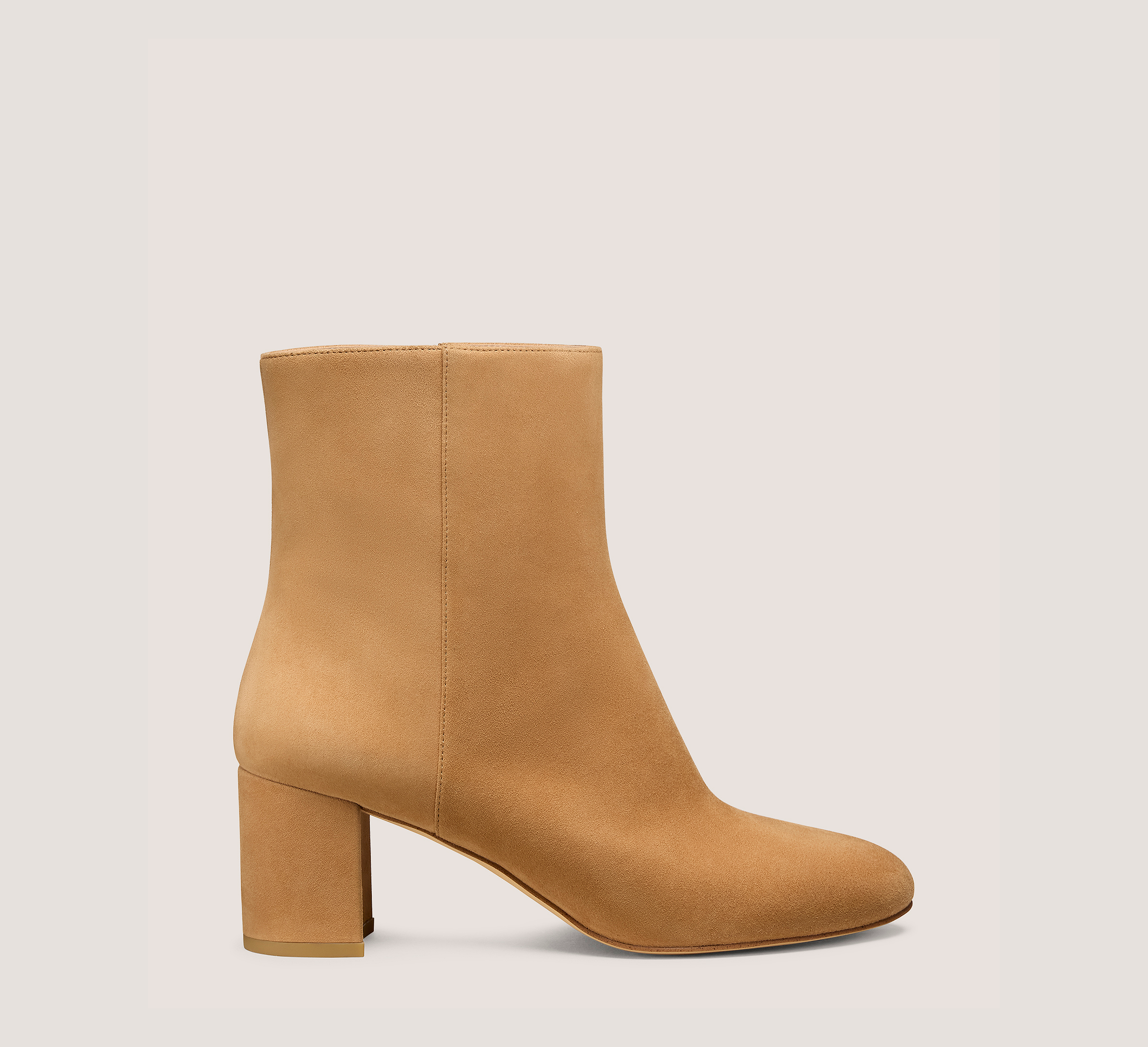Wynn Zip Bootie 60, Almond Suede, Size: 8 Medium
