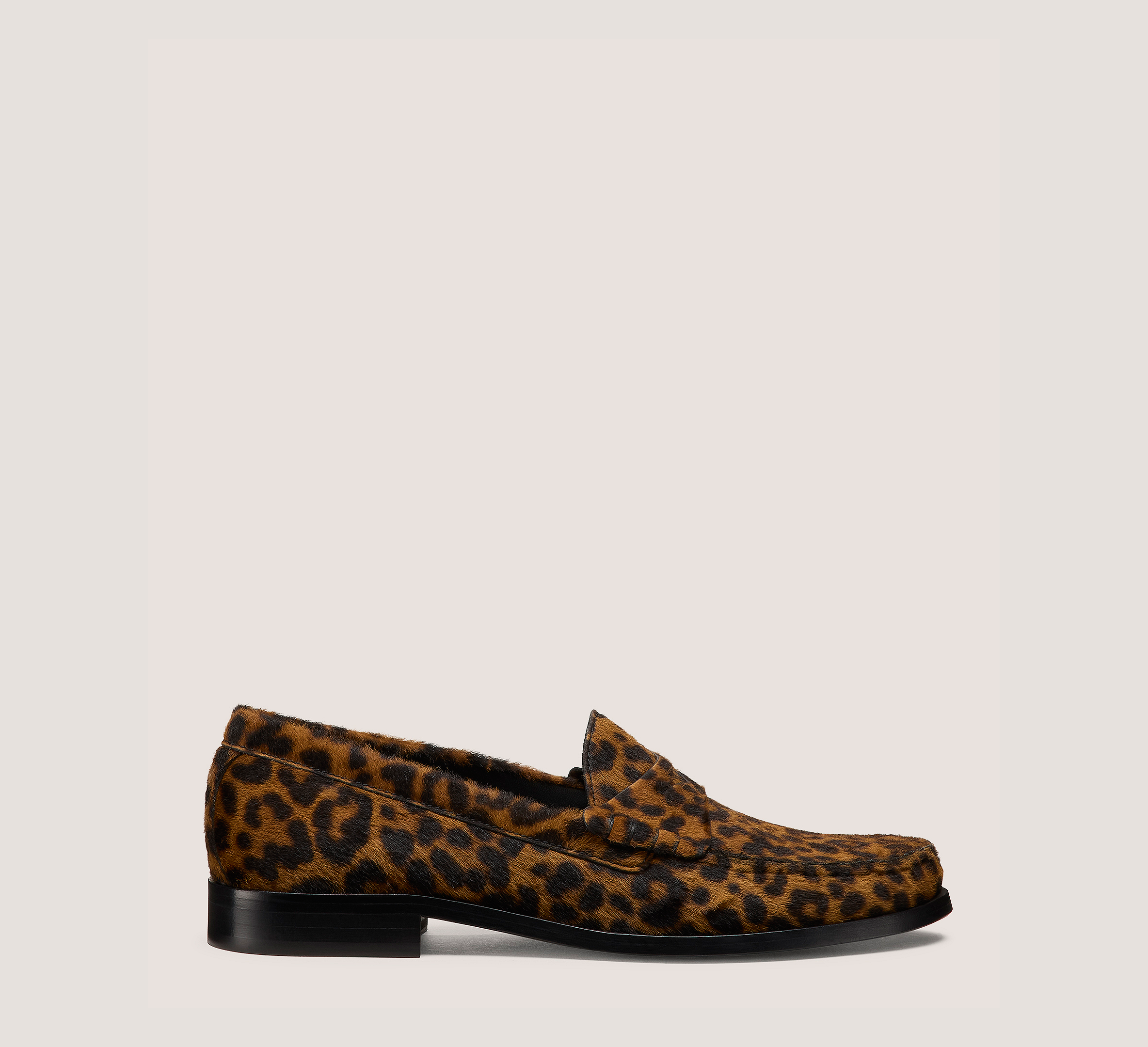 Lottie Loafer, Cheetah Leopard Calf Hair, Size: 7 Medium