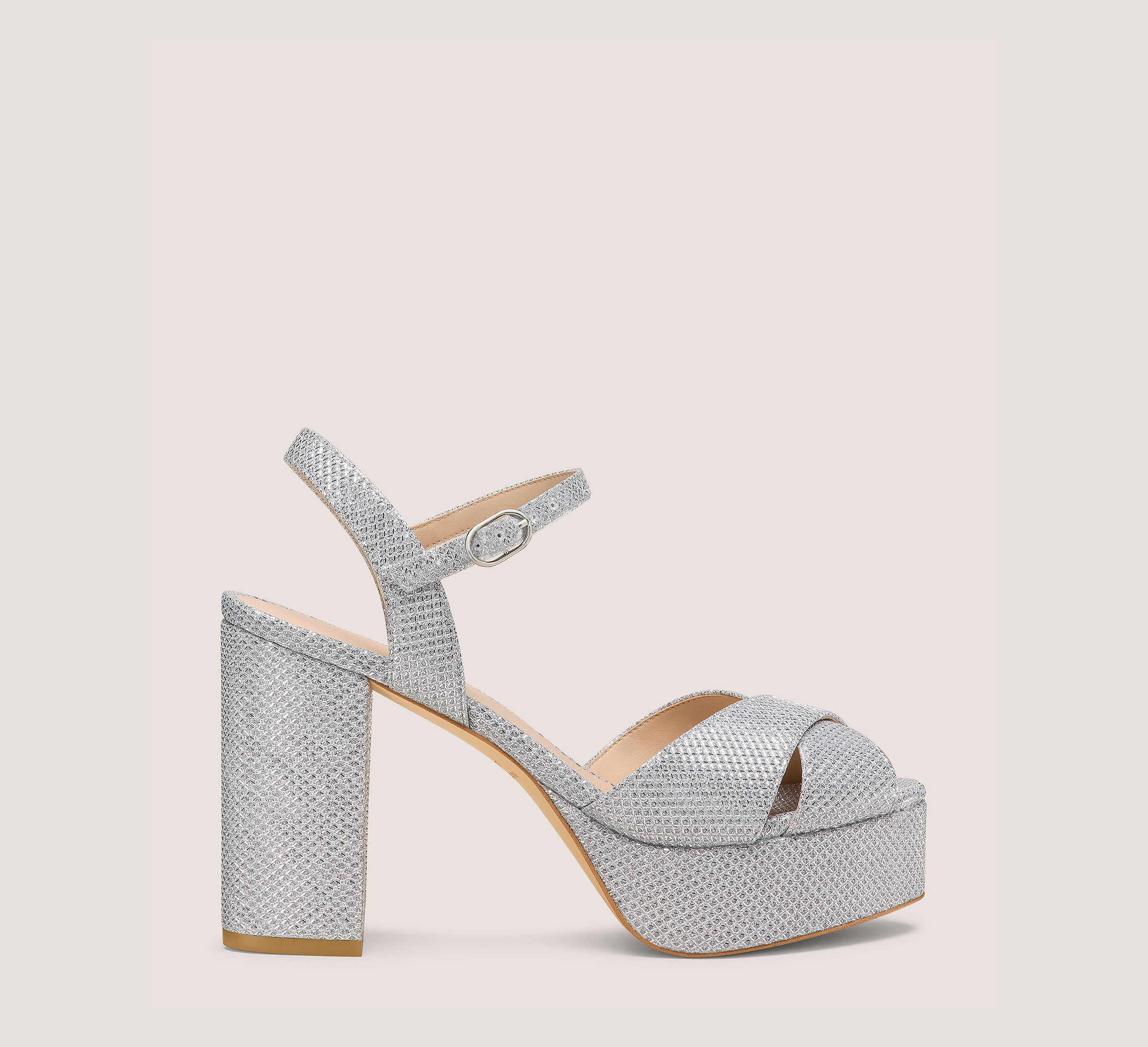 Ivona, Silver Disco Mesh, Size: 10 Medium