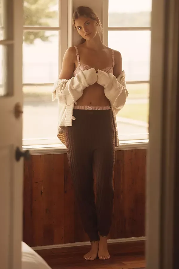 Lorelai Cable-Knit Pants