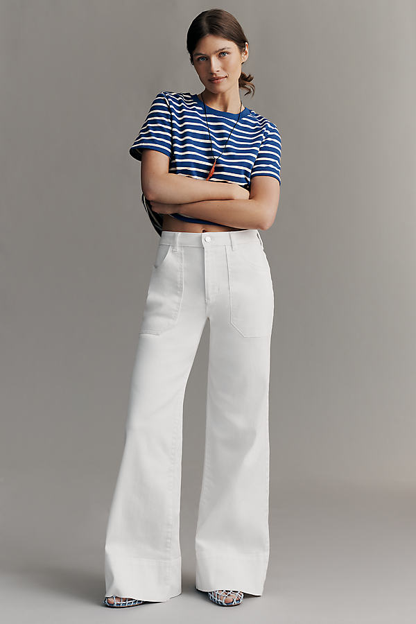The Rylan Relaxed High-Rise Flare Jeans by Pilcro