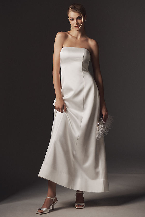 Piper Strapless Fit & Flare Maxi Dress