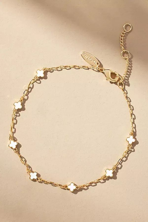 Clover Chain Wrap Bracelet