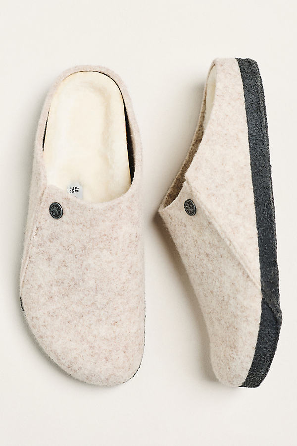Zermatt Wool Felt Shearling Clogs by Birkenstock