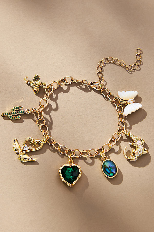Dainty Take a Hike Charm Bracelet