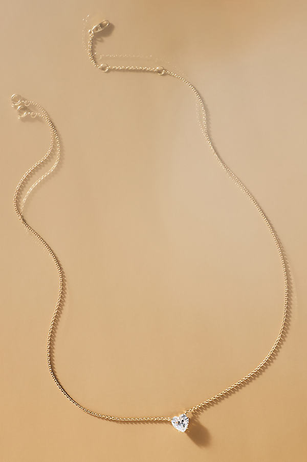 Modern Love Heart Necklace