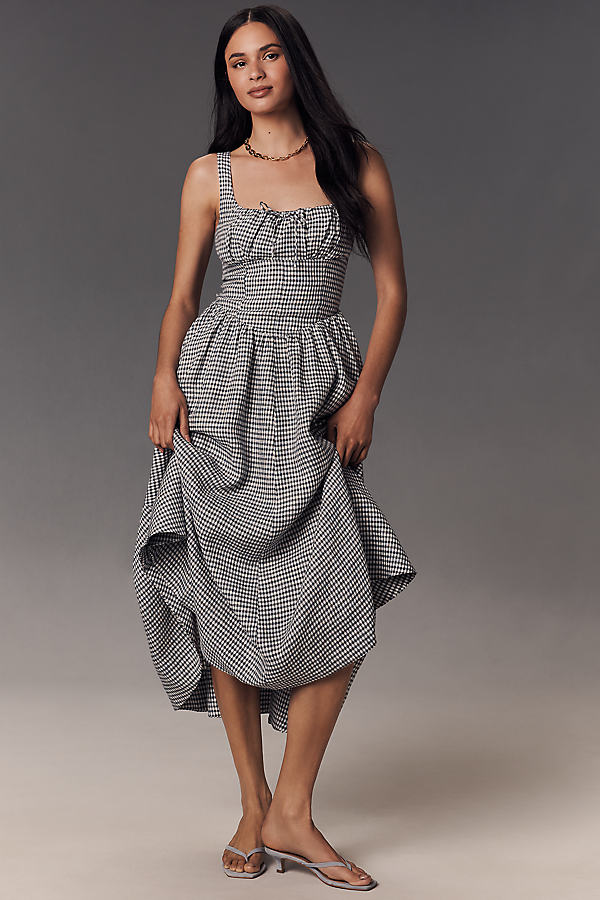 Balia Linen Midi Dress