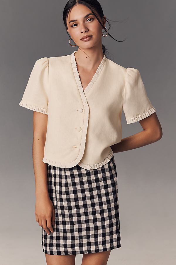 Bess Linen Top