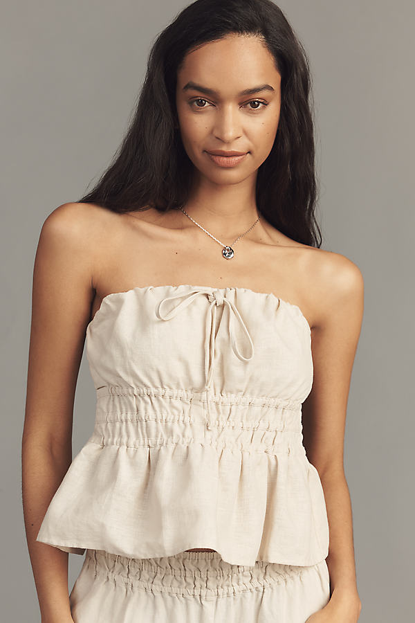 The Somerset Strapless Blouse by The Somerset Collection by Anthropologie