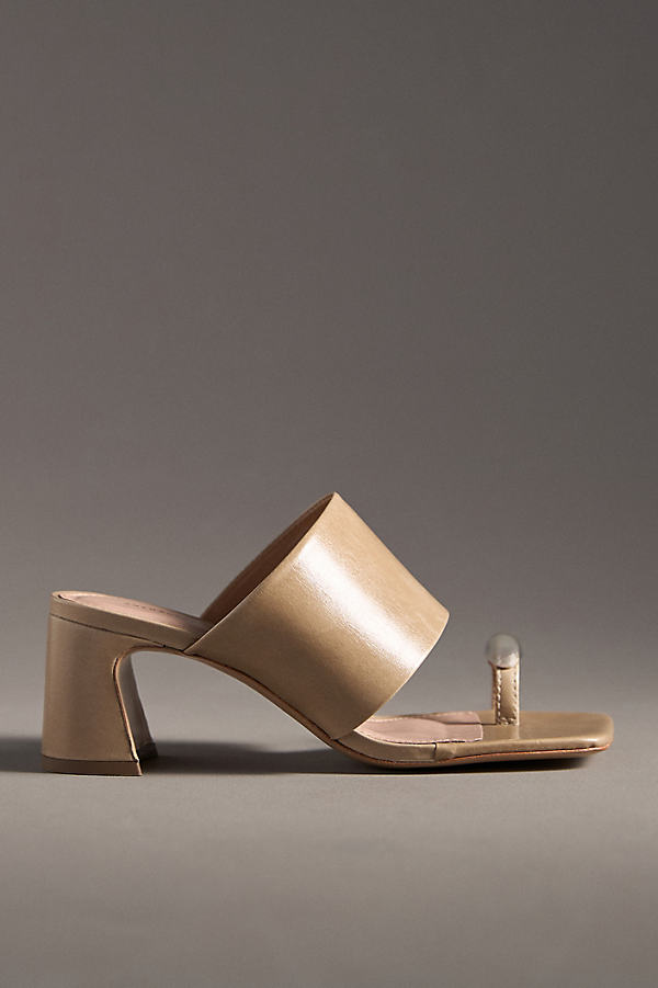 Toe-Ring Block-Heel Mules by By Anthropologie