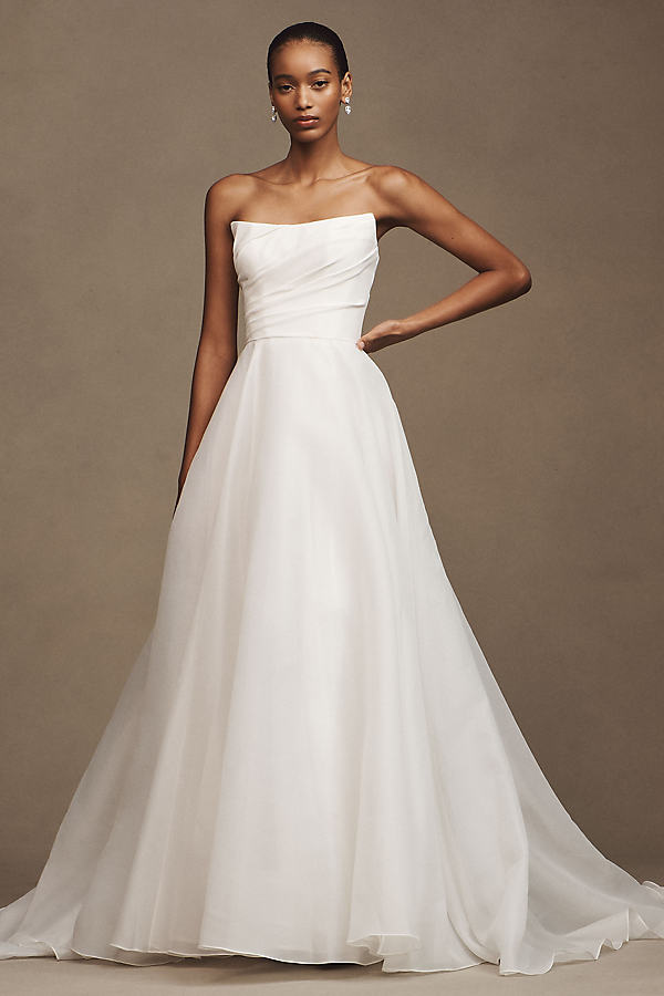 Fortune Strapless A-Line Wedding Gown