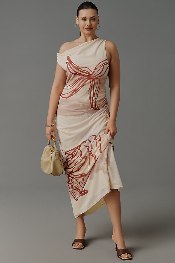 Lore Off-Shoulder Slip Maxi Dress