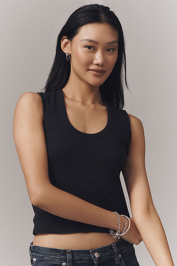 Scoop-Neck Muscle Tank Top