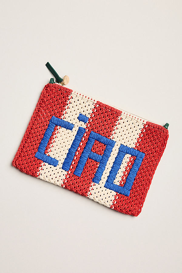 Flat Clutch With Tabs by Clare V.