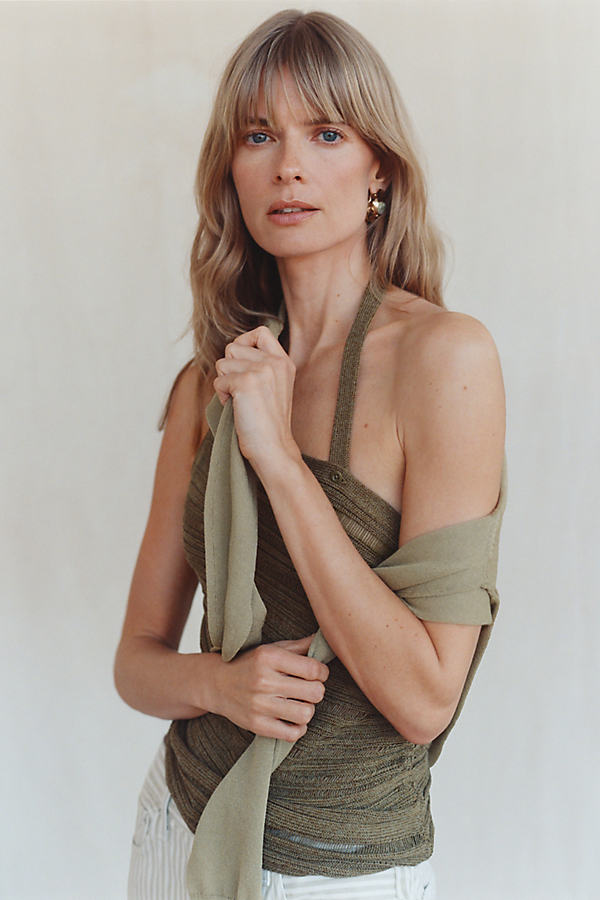 Asymmetric Sweater Tank Top by By Anthropologie