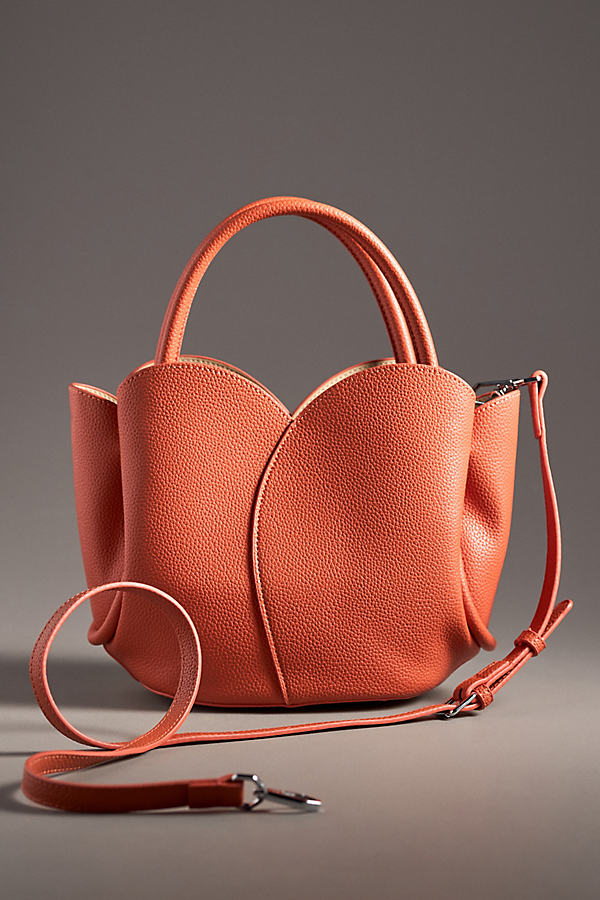 Tulip Top-Handle Crossbody Tote by Melie Bianco