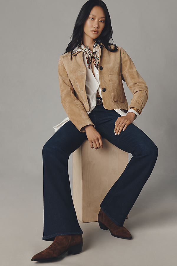 Barbara Petite High-Rise Bootcut Jeans