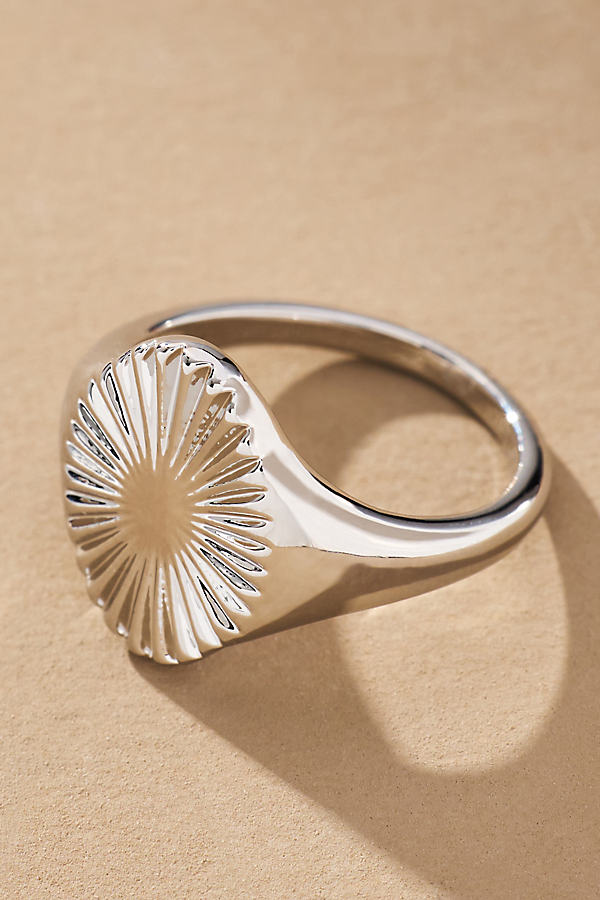 Sunburst Signet Ring by By Anthropologie