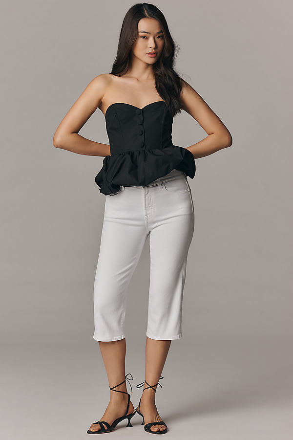 High-Rise Capri Jeans by 7 For All Mankind