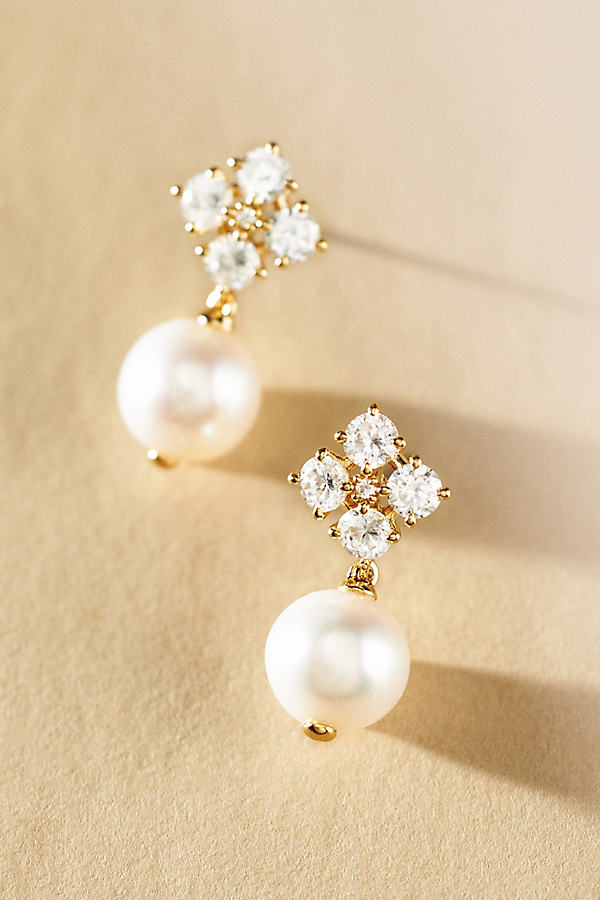 Blair Pearl Drop Stud Earrings
