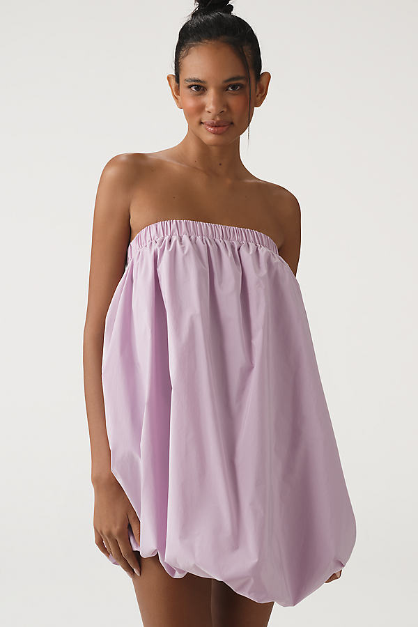 Strapless Bubble Mini Dress