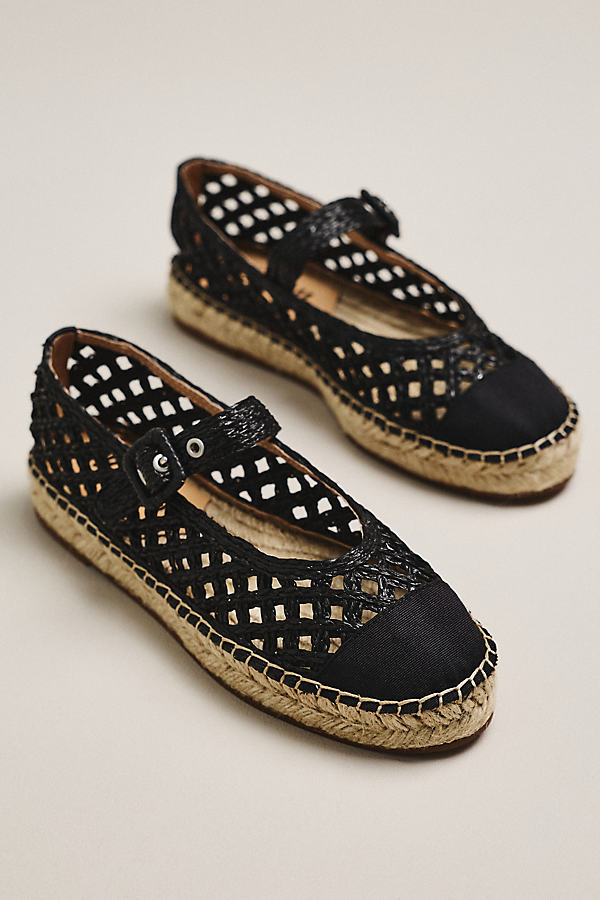 Raffia Mary Jane Flats by Bibi Lou