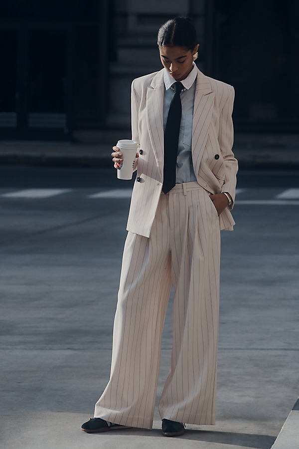 The Avery Elastic-Back Trousers by Maeve Pants