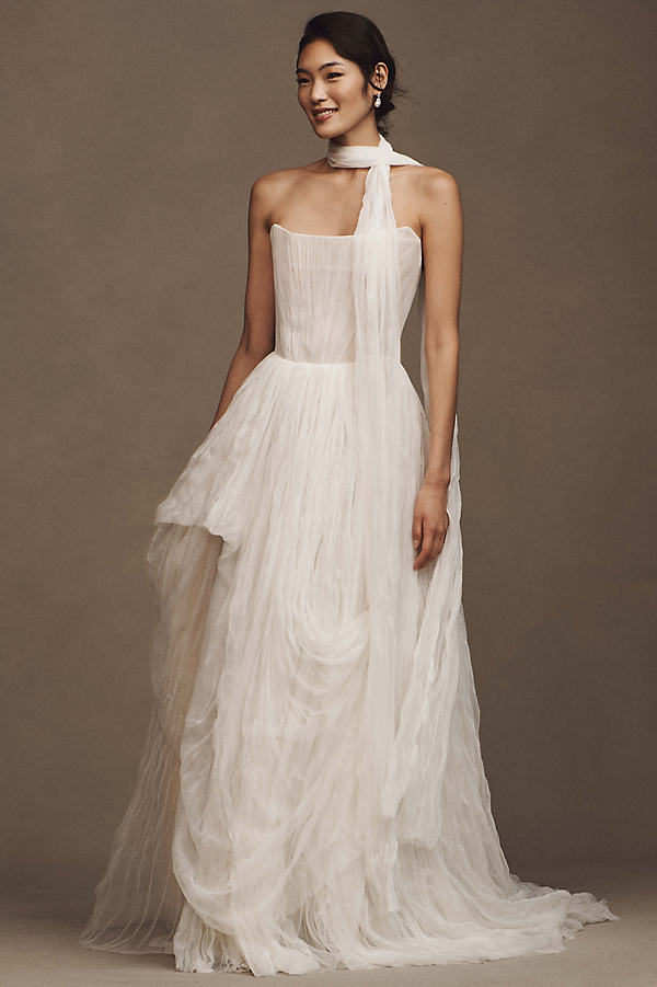 Reko Strapless Corset Wedding Gown