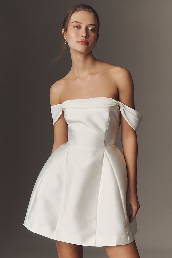 Lydia Off-The-Shoulder Corset Mini Dress